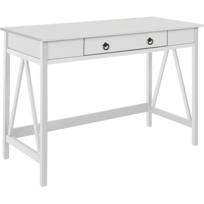 Chaney Stainless Steel Writing Desk