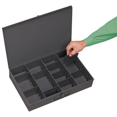 Rebrilliant Divided Storage Metal Box
