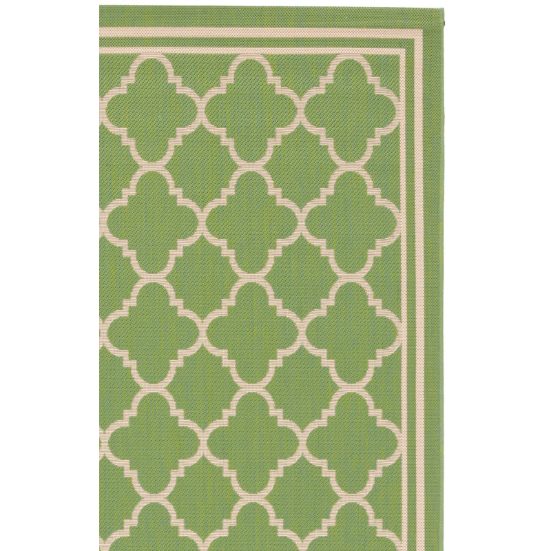Tapis d'intérieur / extérieur à motif géométrique Herefordshire Performance, Carré 4 pi