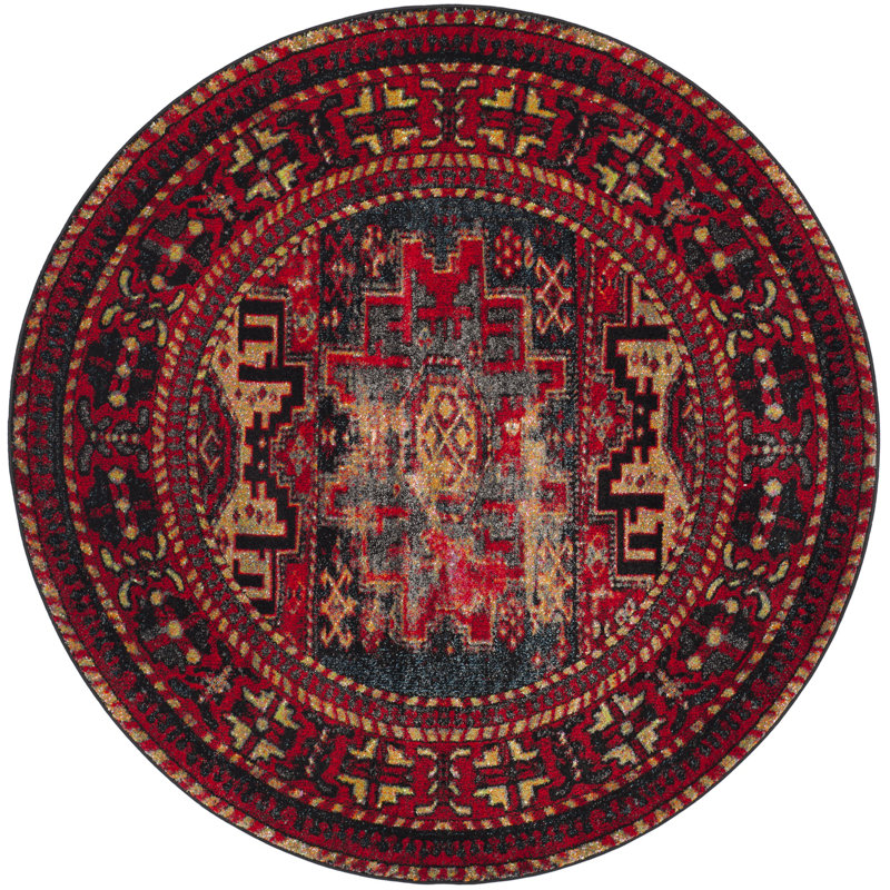 Kristina Oriental Area Rug, Round 160cm
