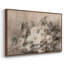 Reproduction botanique rétro-XXVI, toile tendue avec châssis encadré-877275759-877275758