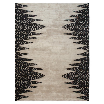 Tristan Hand Tufted Chevron / Zig Zag Area Rug
