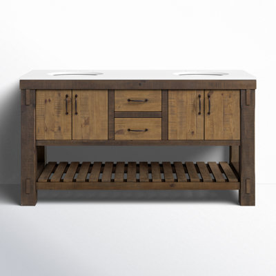 Bromley 66" Double Bathroom Vanity 