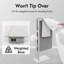 Porte-serviettes sur pied en acier inoxydable