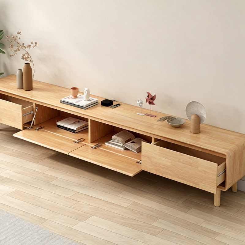 Meuble télé Modern, H 16,53 po x l 78,74 po x P 11,81 po, Brun