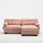 Canapé modulaire avec assise profonde et repose-pieds-1861995811