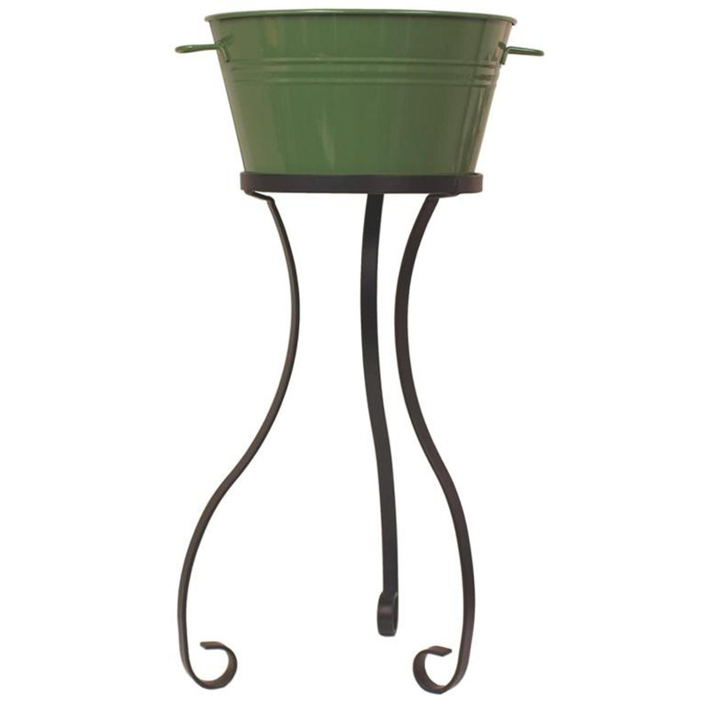 Krawczyk Metal Beverage Tub, Sage
