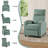 Maleah 25.59'' Wide Modern and Soft Padded PushBack Massage Recliner with Remote Control-119232344
