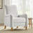 Terren Linen Striped Recliner-2096006089