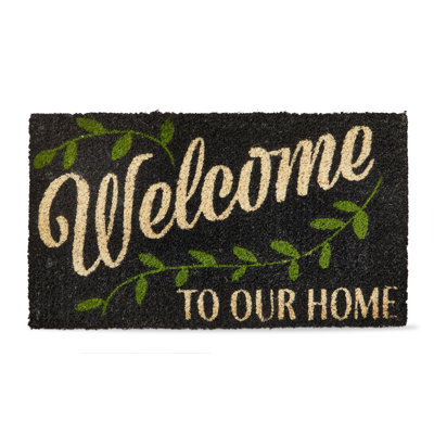 Welcome To Our Home Coir Mat Multi Everyday Indoor Outdoor Doormat