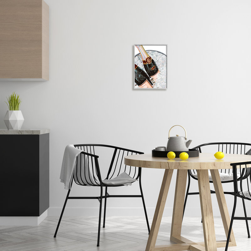Art mural texturé à la giclée encadrée par Ziwei Li_aq-534, H 14 po x l 11 po x P 1,5 po, Estampe numérique Farmhouse