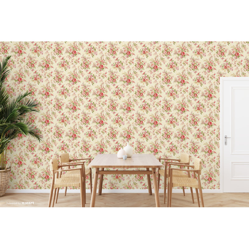 Bauerle 10m x 53cm Wallpaper Roll, Soft Gold