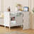 Cloud Wave Extendable Sofa Bar Table Cabinet