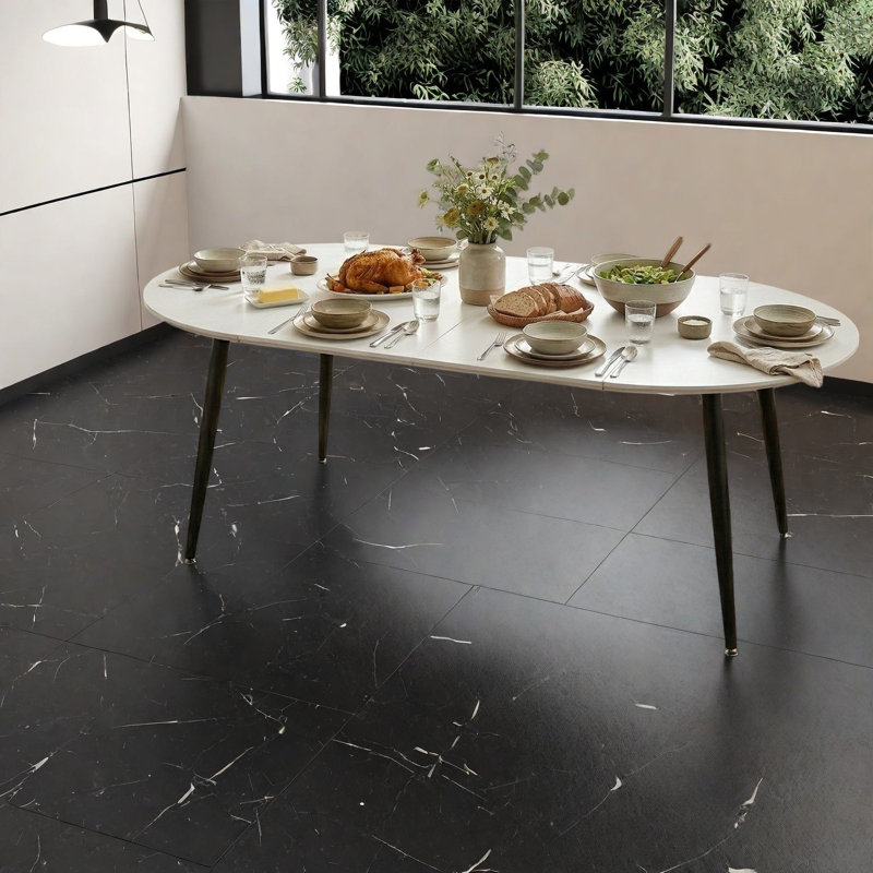 Ensembles de table de salle à manger extensible (doit inclure à la fois la table et la chaise), MDF Modern Home