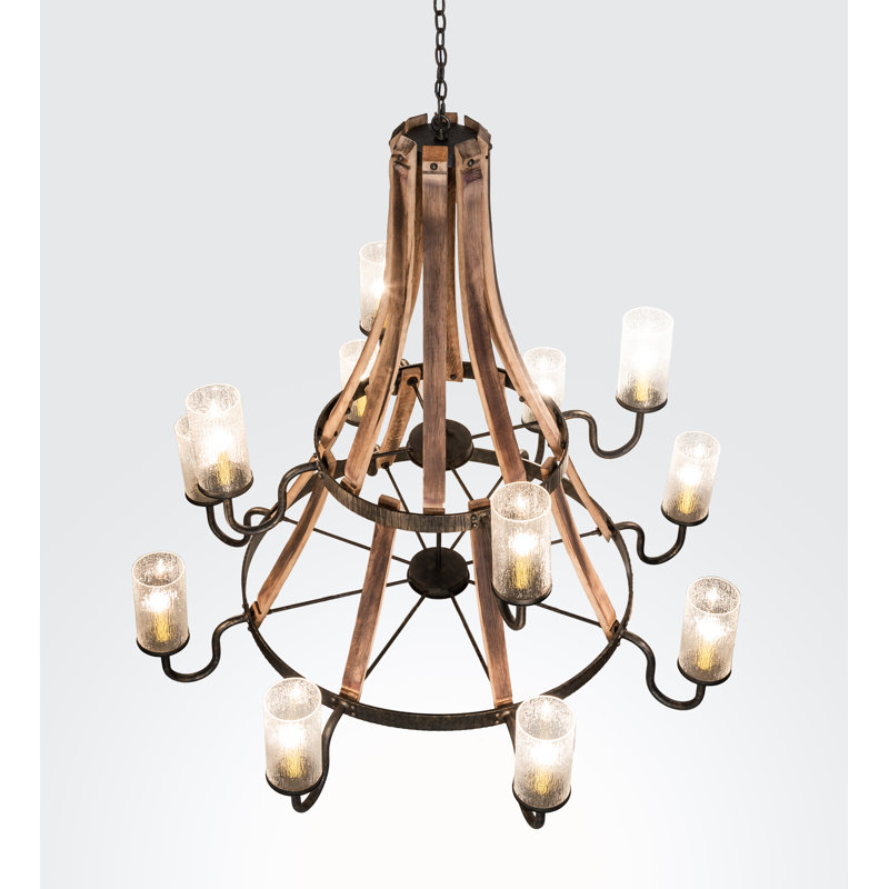 Rustic Lodge 12 - Light Chandelier