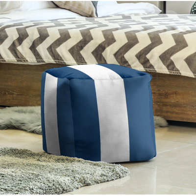 Upholstered Polyester Blend Cube