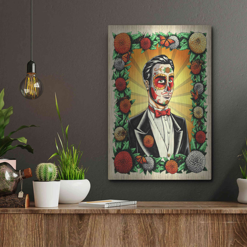 " Muerto Groom " by Nicholas Ivins, 16" H x 12" W 