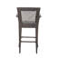 Tabourets de bar d'extérieur en rotin avec cadre en fer (ensemble de 2), brun multi