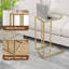 Table de bout en verre