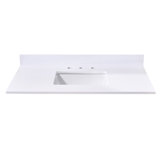 Andalo 43'' Stone Single Bathroom Vanity Top with Sink