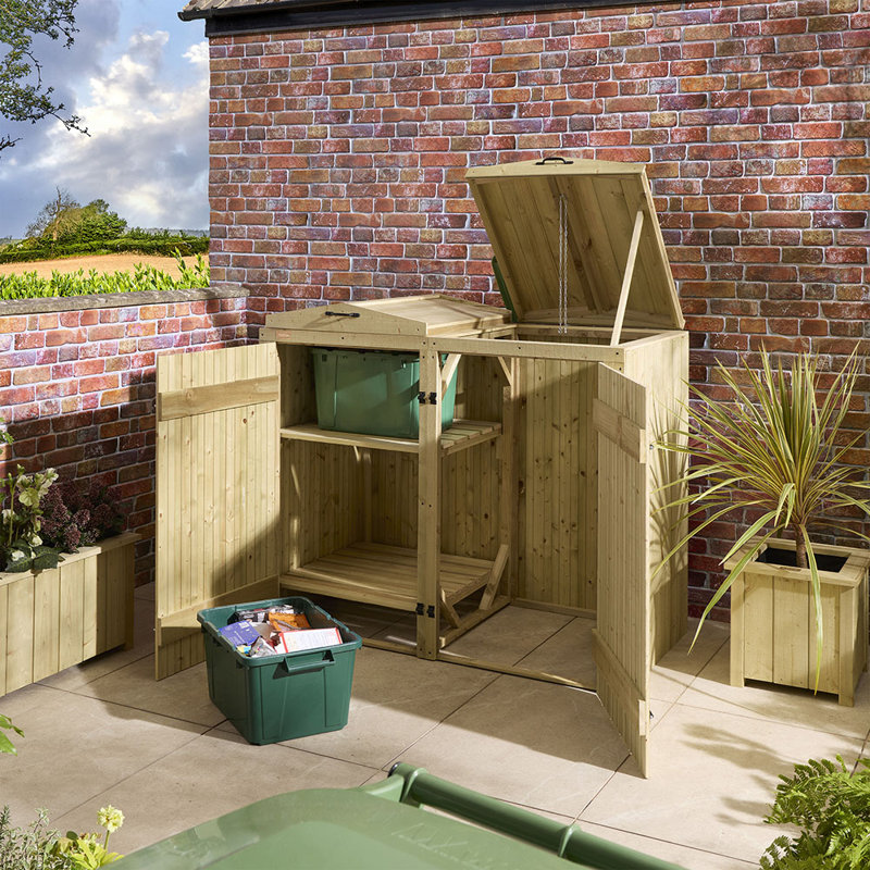 Wooden Single Bin Store