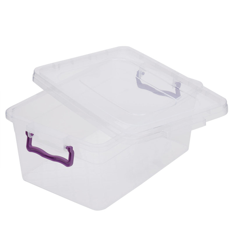 Bac en plastique, H 6 po x l 9 po x P 14 po, 7,5 L