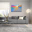 «Sunset Wall Beach Shell Landscape» par Ezra Tanner, art en verre acrylique Wal-698561389