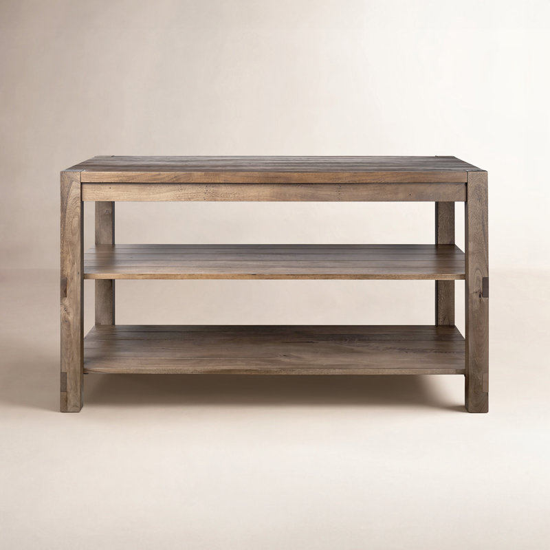 Dennis Solid Wood Kitchen Island