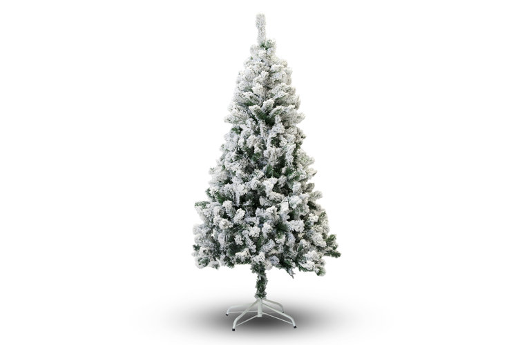 PVC Snow Flocked Pine Artificial Christmas Tree