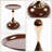 Modern Metal Round Tray Side Table With Pedestal Base-1341089575