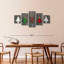 Hanging Christmas Trees - Ensemble de 5 toiles tendues-1947199771