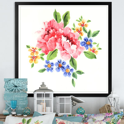 Belles fleurs roses naturelles - sur