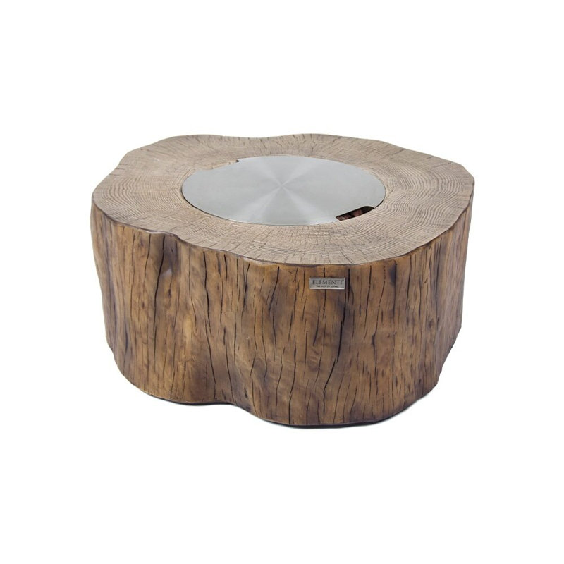 Claxton Concrete Smokeless Fire Pit, Natural gas