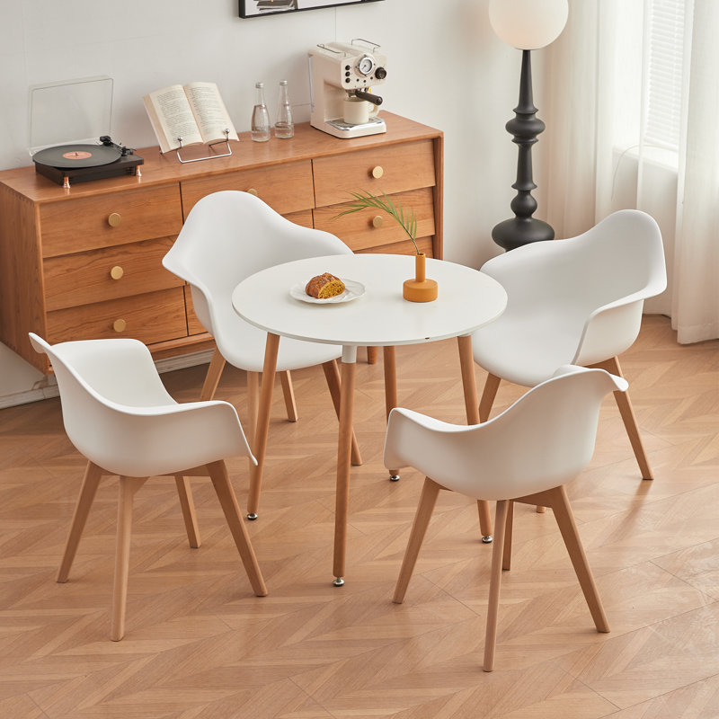 39cm H Wing Back Armchair, White
