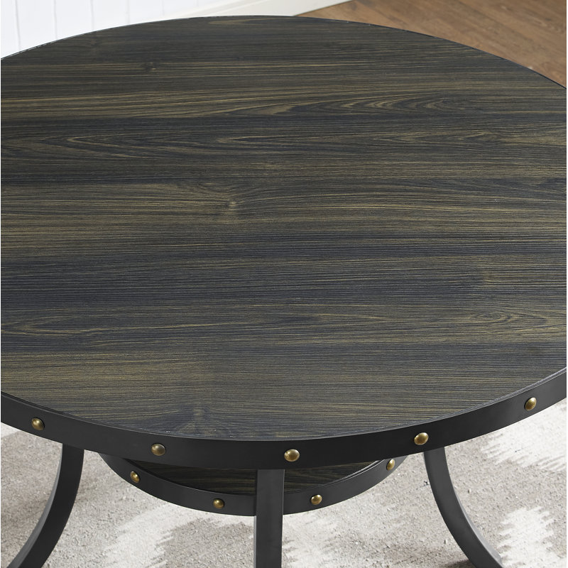 Carliana Round Metal Base Dining Table