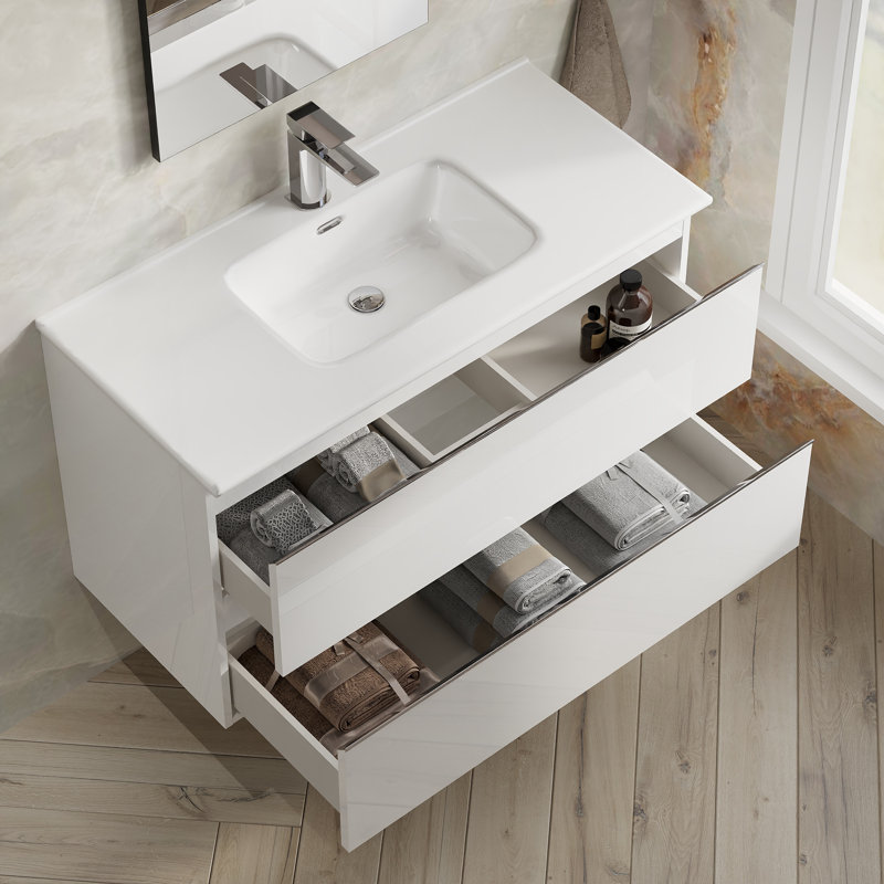 Bethene 80mm Single Bathroom Vanity with Basin