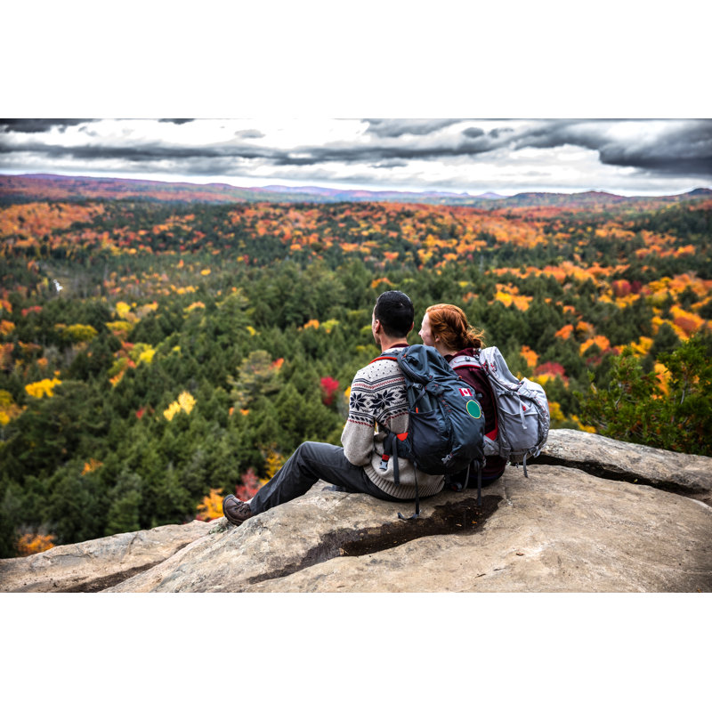 Couple Looking at View 1 Piece Wall Art on Canvas, 20cm H x 30cm W
