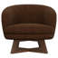 Chaise d'appoint pivotante rouge chili