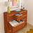 Naima 10 Drawer Fabric Dresser – Orange-1114720570-1136390391