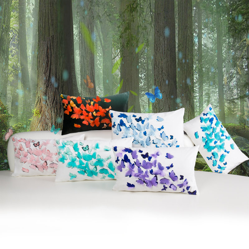 Housse de coussin , Bleu