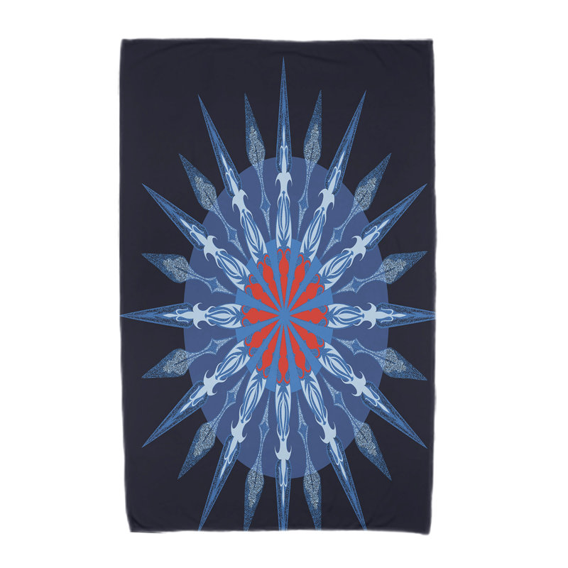 Serviette de plage Hancock, Bleu marine