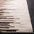 Seavey Hand Woven Leather/Felted Cloth Abstract Rug in Ivory/Brown-1007274802