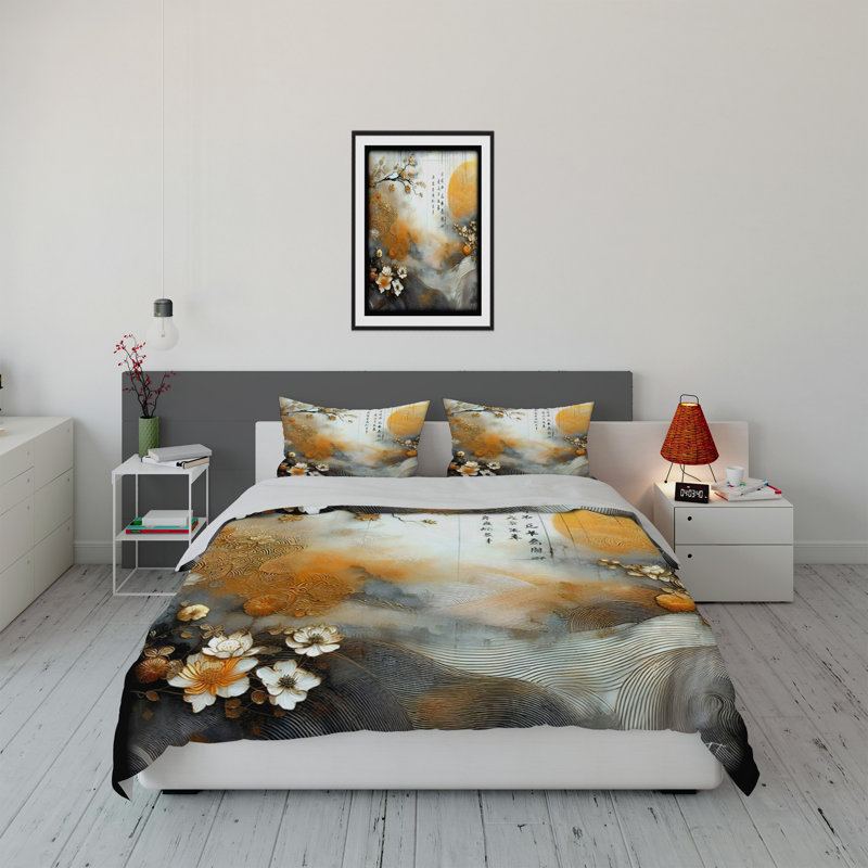Asian Dawn Sherpa Comforter Set, King