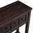 60" Long Sofa Table with two Different Size Drawers and Bottom Shelf for Storage-1035980655