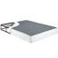 Sommier simple - structure en métal noir avec tissu texturé, hauteur de 8,5 po, support à 12 lattes, assemblage facile, capacité de poids de 350 lb, structure et housse de lit simple pour lit simple, hauteur de 12-2120165999