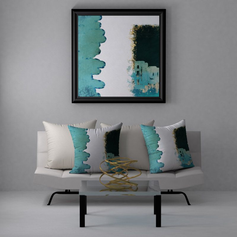 Housse de coussin carrée/insert, 20 po X 20 po