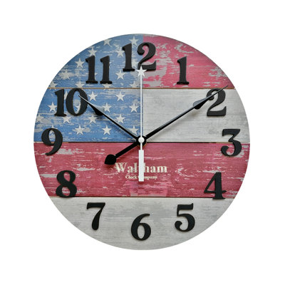 Horloge murale 10,8 po American Flag