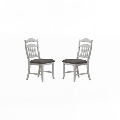 Chaises d'appoint blanches antiques
