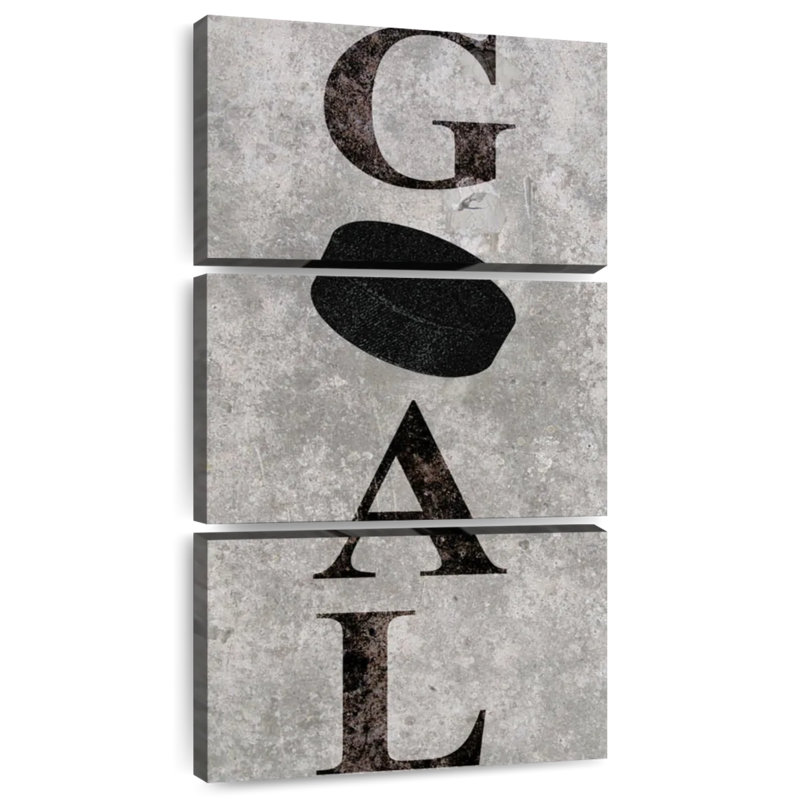 Typographie de but de hockey