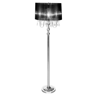 Warwick Chrome Traditional Floor Lamp